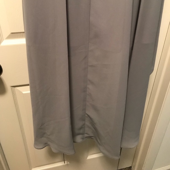 NWT Alfred Angelo smoke grey bridesmaid dress - Picture 7 of 8